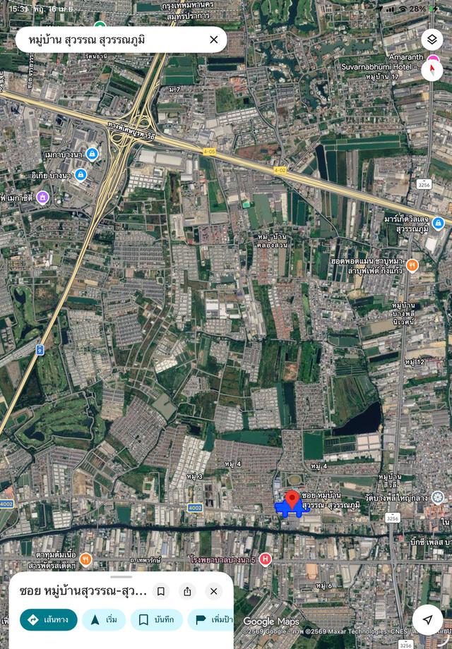 ขายบ้านทาว์นโฮม แปลงพื้นที่ดินบ้านหลังเดียวที่ใหญ่ที่สุดในหมู่บ้าน หลังริมสุด 80.9ตารางวา 3ห้องนอน2ห้องน้ำ ราคาพูดคุยกันได้ พร้อมโอน รูปที่ 11