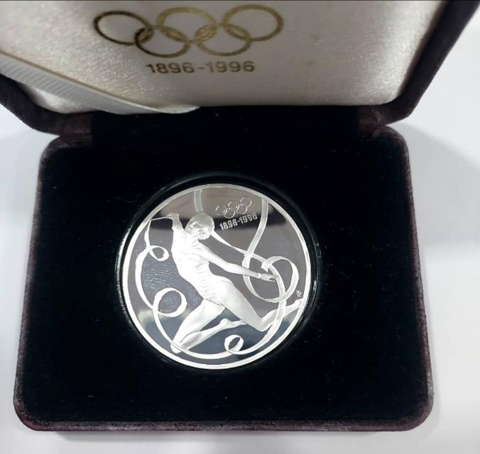 เหรียญเงิน 100 ปี Olimpic 4