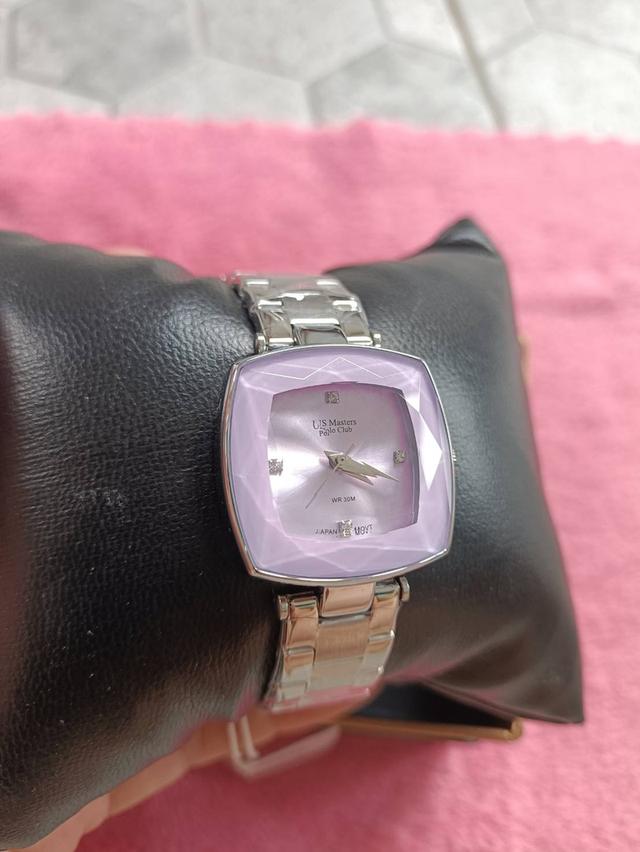 โปโล นาฬิกาข้อมือสุภาพสตรี รุ่น FIRST LADY CRYSTALLINE DATE LILAC