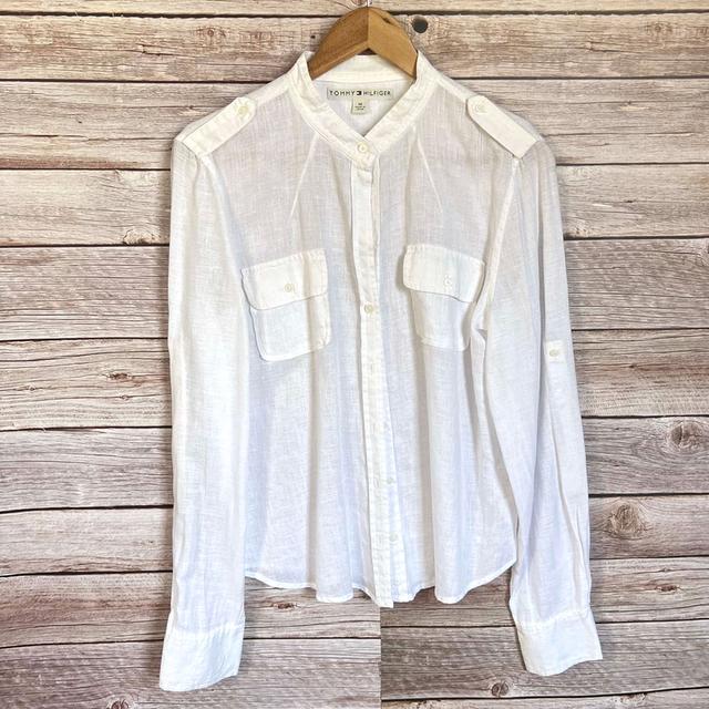 Tommy เสื้อเชิร์ตลำลอง มือสองของแท้