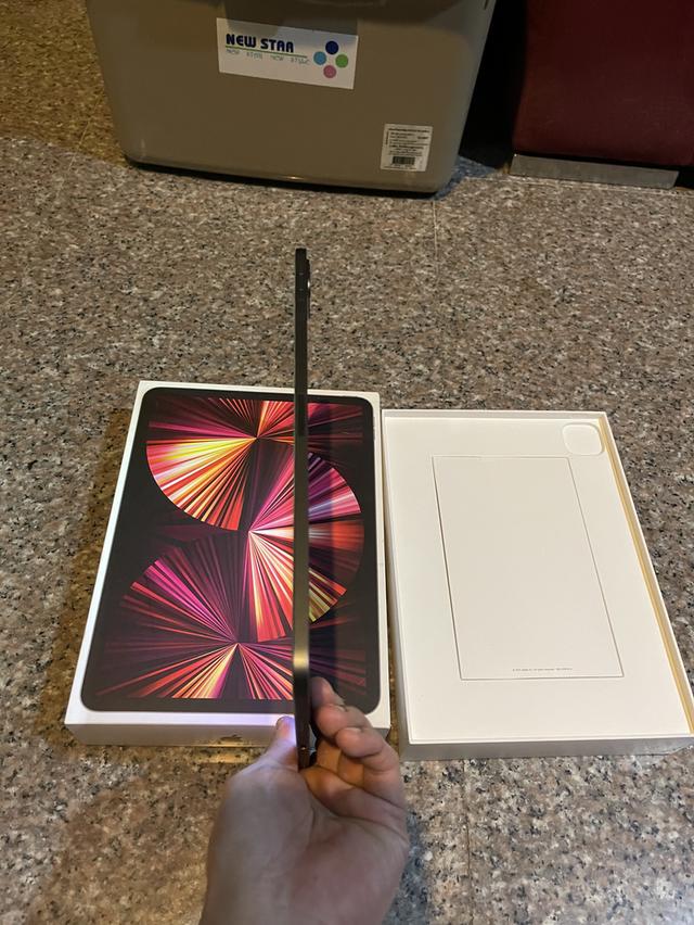 ขายiPadPro11นิ้วM1สีดำ128กิ๊กสูนTrueมีกล่องไร้รอยตกใช้งานดีถูกๆ 6