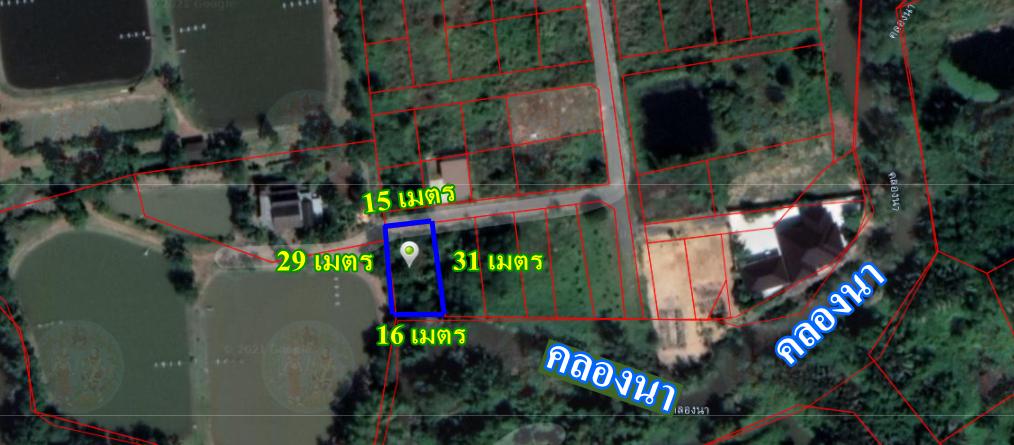 ขายที่ดินติดคลอง ถมแล้ว 117 ตรว.  ต.คลองนา อ.เมือง จ.ฉะเชิงเทรา