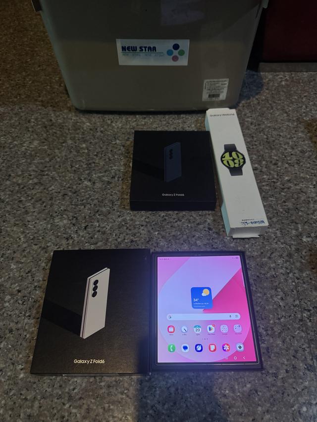 ขายๆๆๆถูกSamsungFold6สีใหม่หายาก Pink Shadow 256กิ๊กมีกล่องอีมี่ตรงสูนTrueสภาพสวยการใช้งานดีเยี่ยมทุกๆฟังชั่นเครื่องรีสโตได้ตลอดไม่มีติดแอคเค้าใดๆคับ