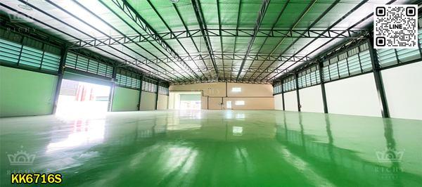 โรงงานพื้นอีพ็อกซี่ 1 ไร่ ขอใบ รง.4 ได้แทบทุกประเภทบนพื้นที่สีม่วง หันหน้าทิศใต้ พร้อมสำนักงานและพื้นที่ขยายรอบๆ ใกล้อ้อมน้อย ถ.เพชรเกษม – KK6716S 2