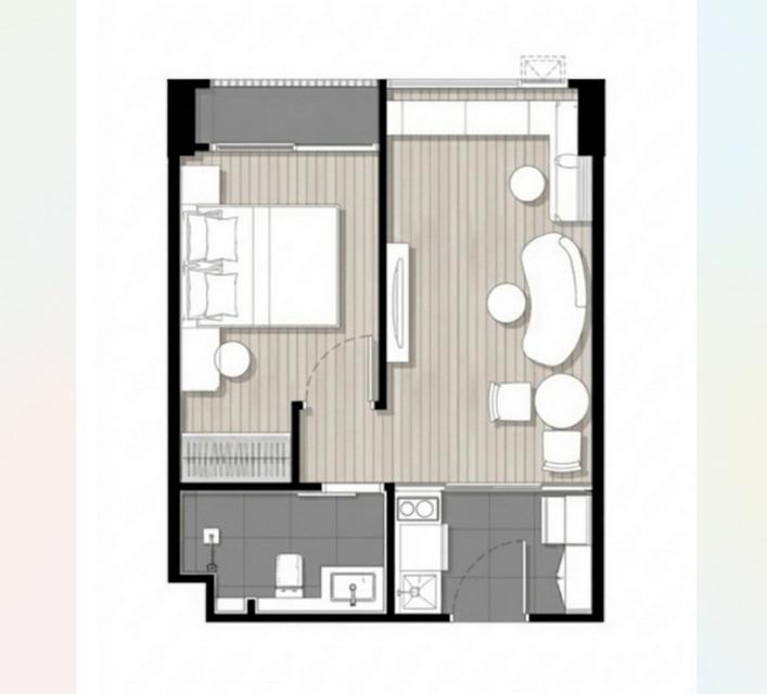 ขายด่วน (ถูกกว่าวันเปิดโครงการ 3 ปีที่แล้ว) เหลือแค่ 3.98 ลบ. Condo So Origin Siriraj ห้อง Simplex 35.33 ตรม 1 นอน ชั้น15 ทิศตะวันออก Rare Item Room 3