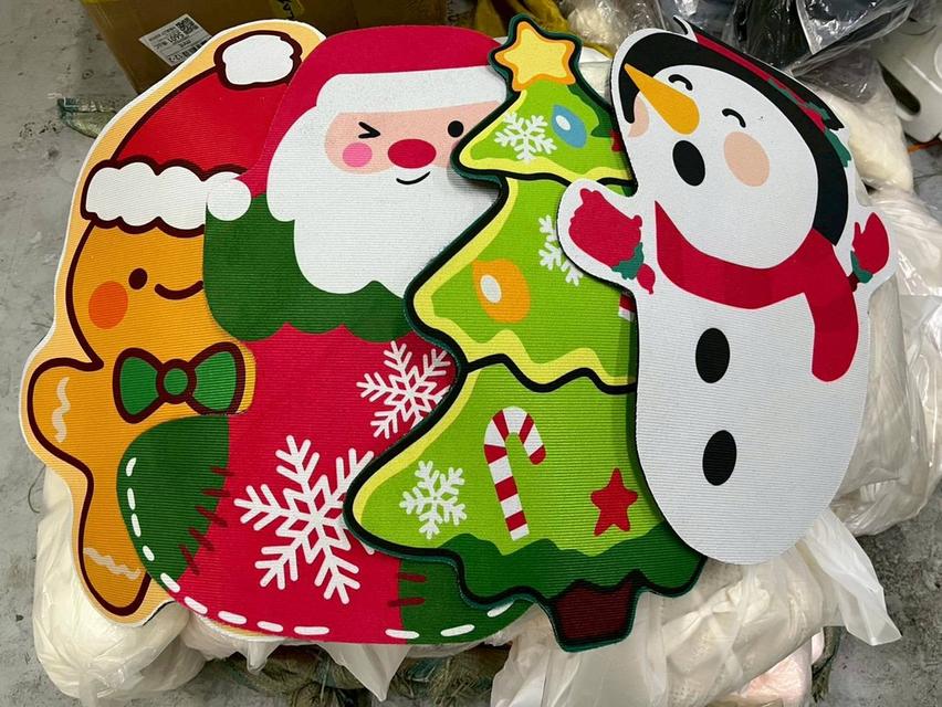 พรมคริสต์มาสลายน่ารักๆ