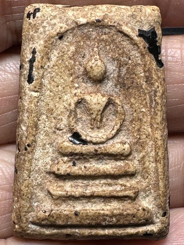 พระสมเด็จพิมพ์ทรงเจดีย์ เนื้อเก่ามีคราบรักตามซอก 10