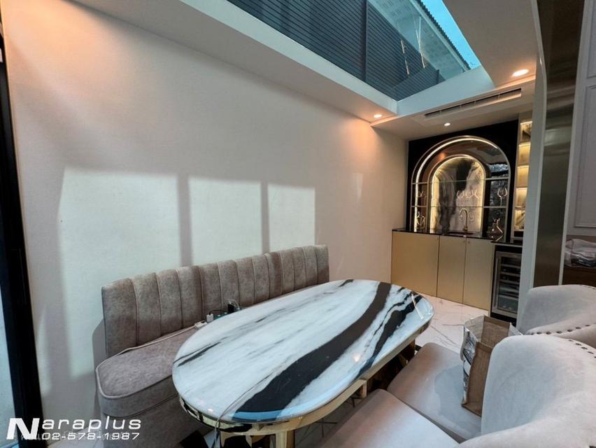 69100586 : ให้เช่าทาวน์โฮม luxury 3 ชั้น หน้ากว้าง 6 เมตร Built-in ทั้งหลัง ขนาด 20.5 ตารางวา หมู่บ้านพาทิโอ วัชรพล-รามอินทรา บางเขน น้ำไม่ท่วม 8