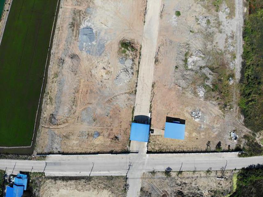 S009 ขายที่ดินสีม่วงนนทบุรี ถมแล้วพร้อมใช้งานทันที สีเหลี่ยมผืนผ้าสวยติดถนนสองด้าน สร้างโรงงานหลากหลายประเภท 5