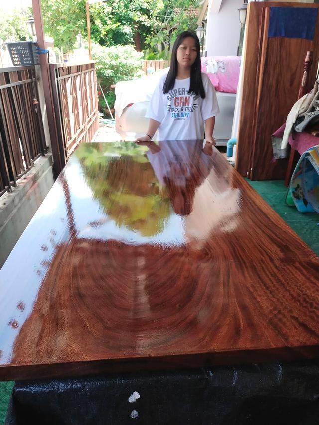 ไม้แผ่นเดียว ไม้แท้ 100cmx200cm หนา 5 cm รูปที่ 13