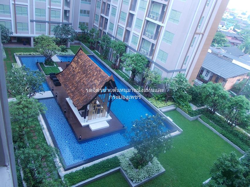 ให้เช่าคอนโด ดีบุราพรานนก 30 ตรม. 8800 บาท ชั้น 7 ริมถนน ไม่มีตึกบัง 2