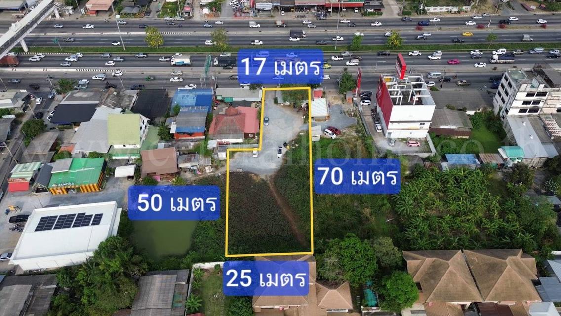 ที่ดินเปล่า 1 ไร่ ติดถนนกาญจนาภิเษก ซอยวัดพระนอน ใกล้ตลาดพระปิ่น 3 3