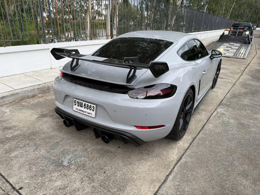 รหัสรถ KPV6863 2018 PORSCHE 718 CAYMAN 2.0 Turbo สีดำ WRAP สีเทา รูปที่ 12