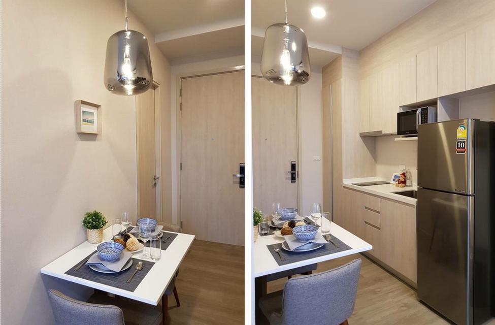 Condo Keen Centre​ Sriracha ตรงข้ามโรบินสัน ศรีราชา 35 ตรม 1 นอน ชั้น18 วิวภูเขา ตะวันออก ตกแต่งครบ 6