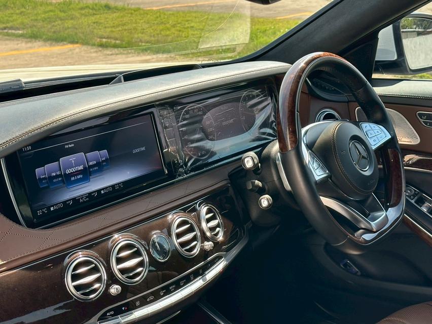 รหัสรถ NCT141 📌. Mercedes Benz S500e AMG Premium W222 สีขาว 2016 จด 2017 17