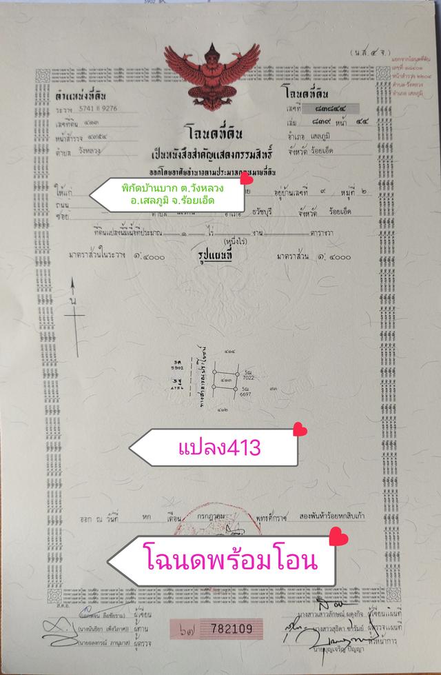 ที่ดินแบ่งขาย แปลงละ 1 ไร่ 4