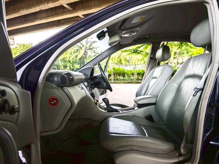 ขายรถ Benz C200 W203 ปี 2003 สีน้ำเงิน เกียร์ออโต้ 11