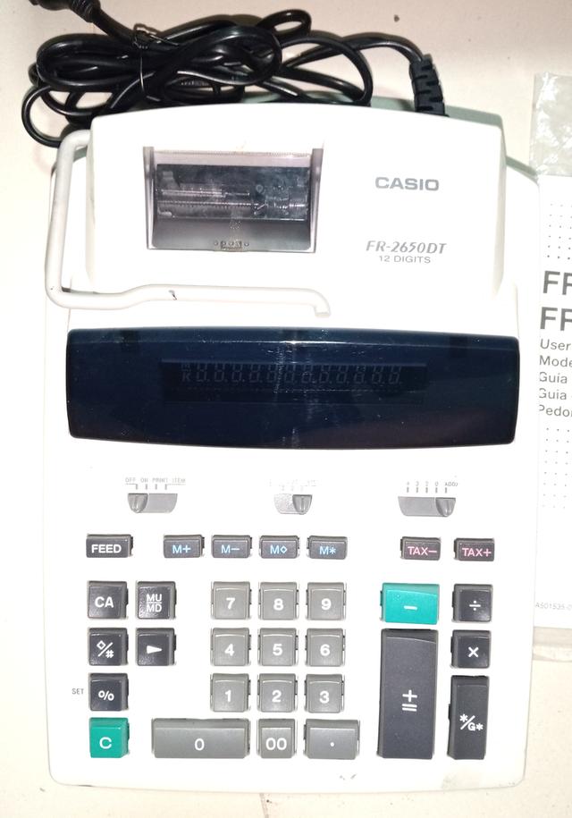 เครื่องคิดเลข Casio รุ่นFR2650dt สภาพดี