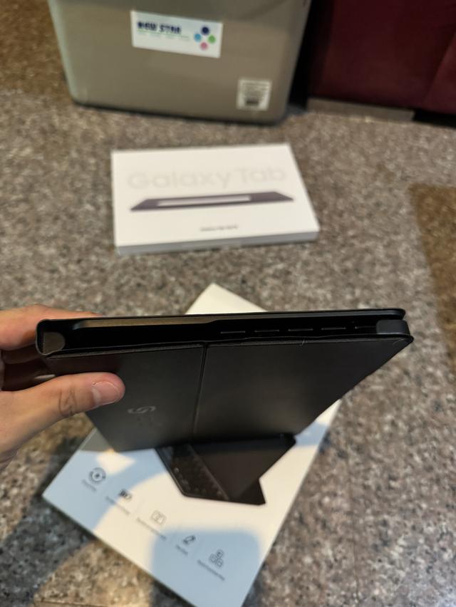 ขายSamsungTabS10FEสีGray128กิ๊กสูนTrueยกกล่องของแถมคีย์บอรดใหม่กริปใช้งานดีทุกๆฟังชั่นประกันปีหน้าถูกๆ 11