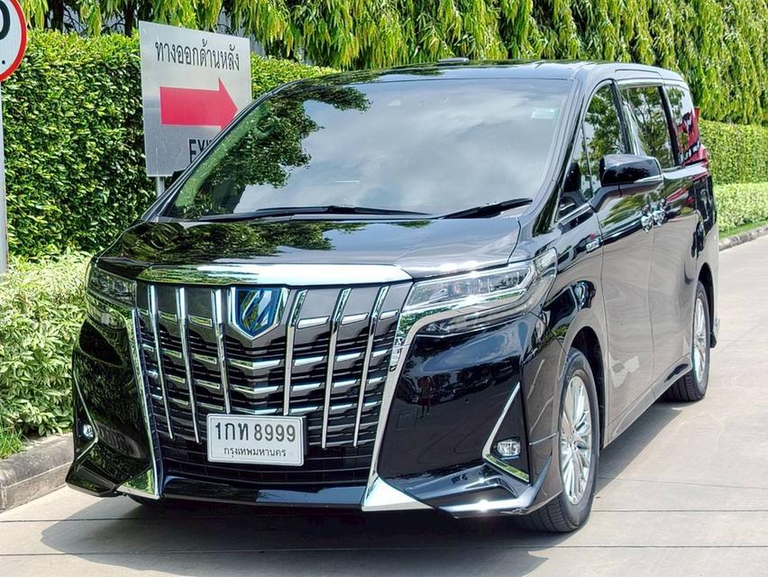 TOYOTA ALPHARD 2.5 HYBRID สีดำ ปี 2021