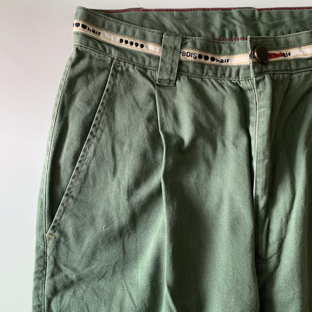 FRAPBOIS half Chino Pant สี Olive Green รูปที่ 9