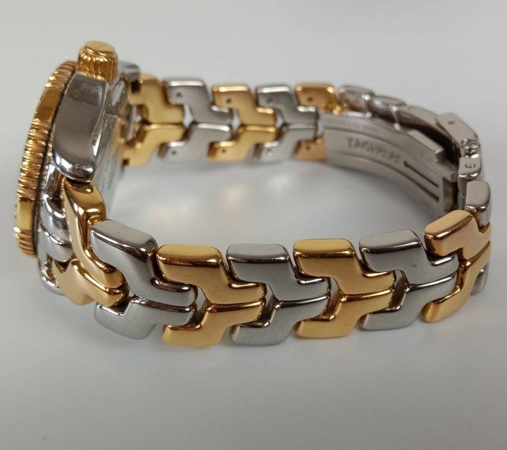 TAG Heuer Ladies SS/18k Gold WT1455 QB9457 Mother of Pearl Link Watch