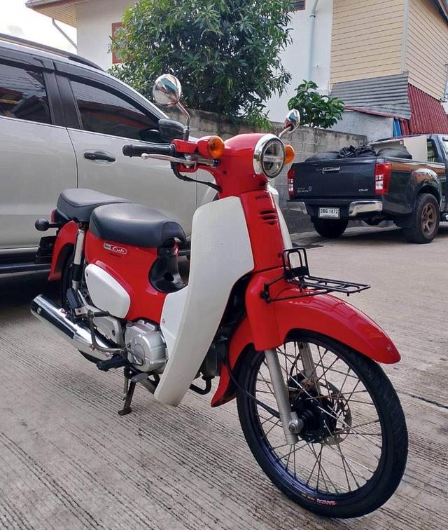 Honda Super Cub มือสอง สีขาวตัดแดง ปี 2018 2