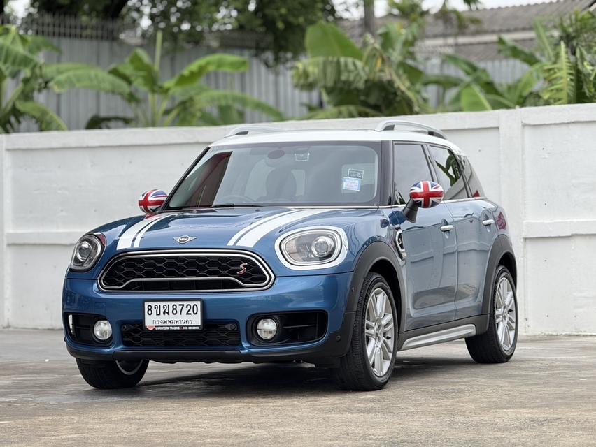 2019 MINI COUNTRYMAN, COOPER S RHD โฉม ปี10-ปัจจุบัน สีฟ้า ขาว เครื่องเบนซิน รถศูนย์ไทยแลนด์