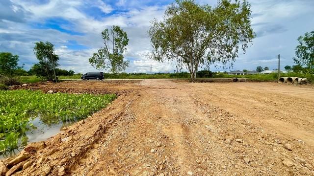 ขายที่ดินแบ่งแปลง ต.แหลมประดู่ อ.บ้านโพธิ์ จ.ฉะเชิงเทรา Laem Pradu Ban Pho เนื้อที่ 100 ตร.วา ใกล้แหล่งชุมชน บรรยากาศดี 5