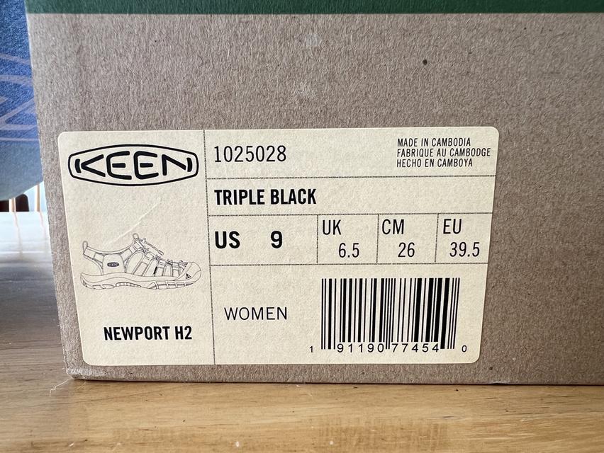 รองเท้าสุขภาพผู้หญิงKEEN  รุ่น Women's Newport H2 สี Triple Black Size 41 (26cm) 6