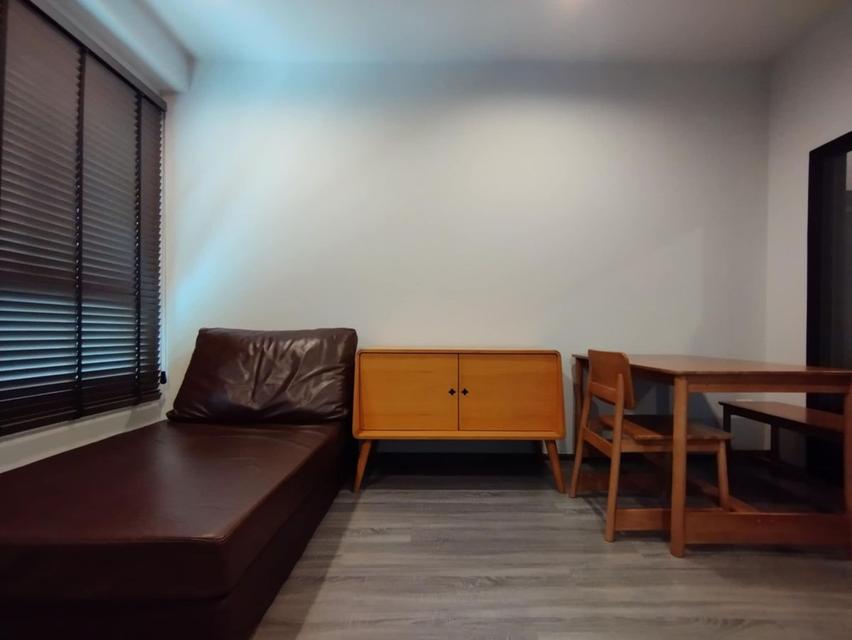 เจ้าของให้เช่า Ideo Ramkhamhaeng-Lamsali Station ห้องหน้ากว้าง ห้องมุม ผนังห้องนอนไม่ติดห้องอื่น ขนาด 1 ห้องนอน 34.69 ตรม. ชั้น 8 ระเบียงทิศตะวันตก วิ 3