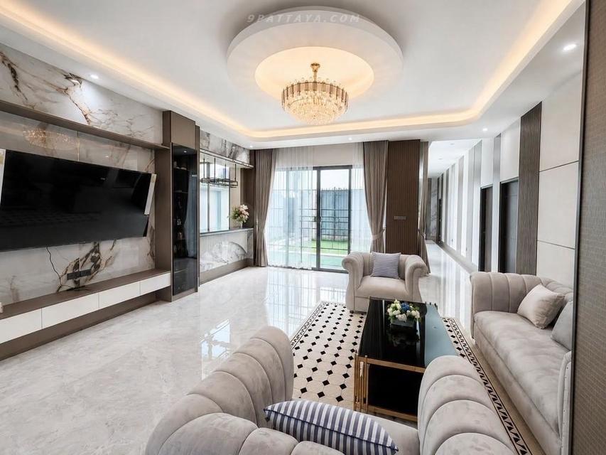 For Sale — Luxury Modern Marble Pool Villa in PattayaLuxury pool villa for sale in Pattaya, Modern Marble style. Sold with an existing yearly tenant 1