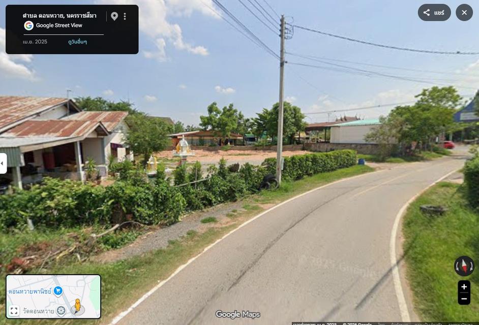 ขายที่ดินพร้อมบ้านติดกับถนนไม่ไกลจากตัวเมืองโคราช ที่สวยมากราคาถูก 2