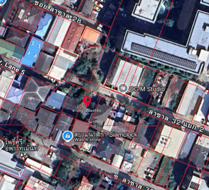 ขายที่ดินลาซาล 32 แยก2 51 ตร.ว. เหมาะสร้างบ้านเดี่ยว ไม่ต้องใช้ผนังร่วมกับใคร  1