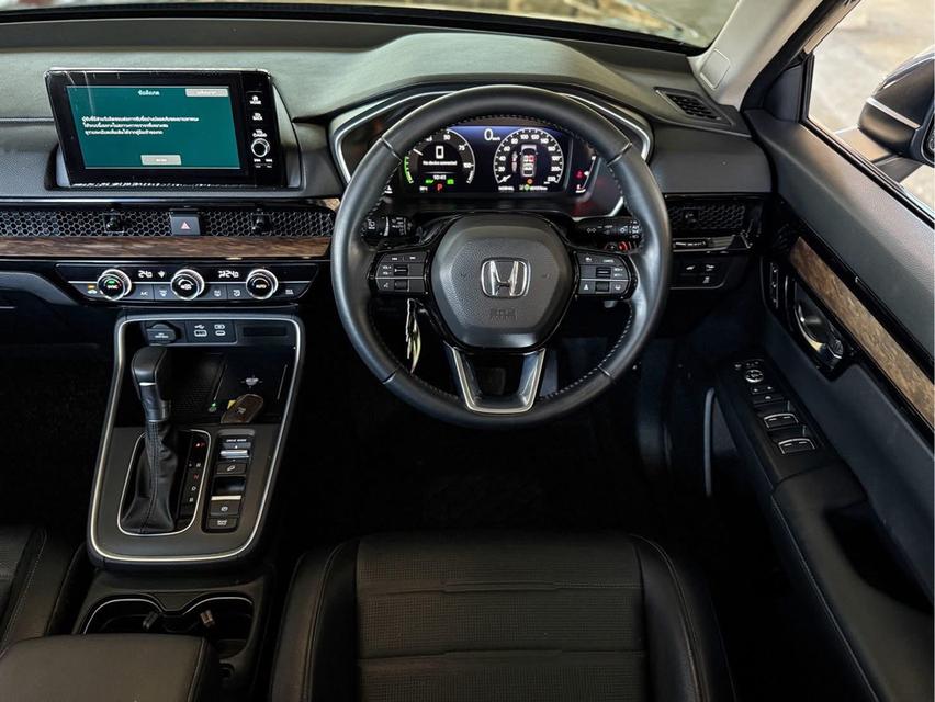 ปี 2023 HONDA CRV, 2.0 eHEV ES โฉม ปี23-ปัจจุบันสีเทา เบนซิน/ไฮบริด หลังคาพานอรามิคซันรูฟ 10