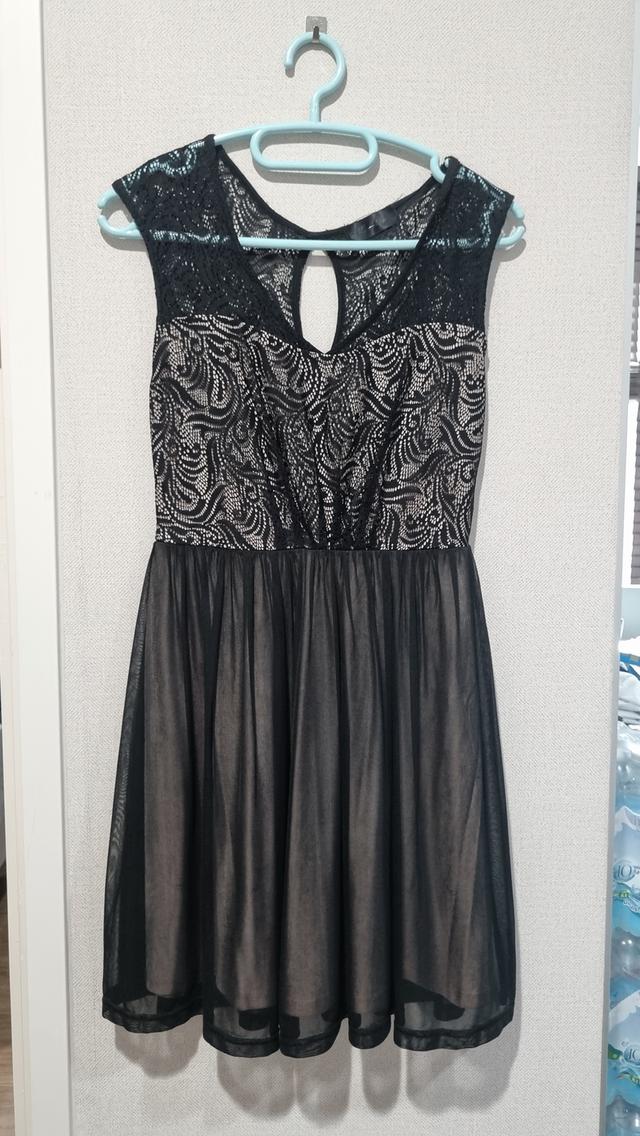 เดรสออกงาน สีดำ มือสอง สภาพดีเริ่ด