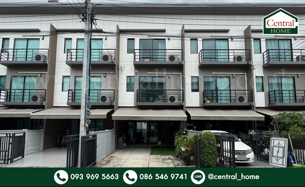ทาวน์โฮม 3 ชั้น บ้านกลางเมือง รามอินทรา ต้นโครงการ พร้อมอยู่