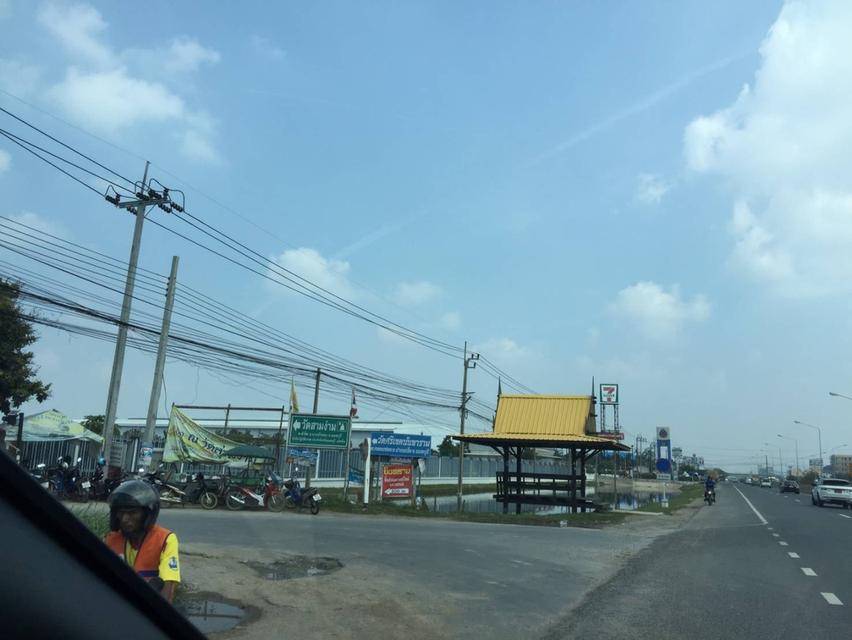 ให้เช่าที่ดิน 7 ไร่ ใกล้บางใหญ่ ตรงศูนย์กระจายสินค้า 7-11 ซอยเดียวกับวัดสามง่าม 4