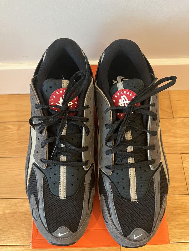 รองเท้า Nike Air Huarache Runner Black/Medium Ash/Khaki/White 7