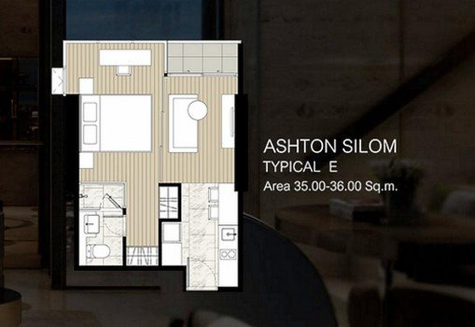 Sale Down payment  Asthon  Silom BTS Chongnonsee 4