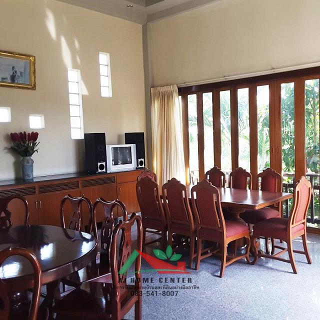 ขายบ้านทรงไทยประยุกต์ริมน้ำ ขนาด1-0-42ไร่ ซ.หอมเกร็ด18 สามพราน ใกล้ตลาดดอนหวาย 9