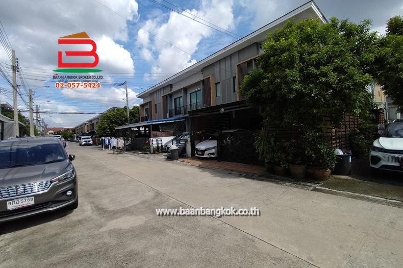ทาวน์โฮม เดอะคอนเนค 12 หลังริม (ใกล้ตลาดถนอมมิตร) เนื้อที่ 28.9 ตรว. ถนนรามอินทรา เขตบางเขน จังหวัดกรุงเทพมหานคร 2