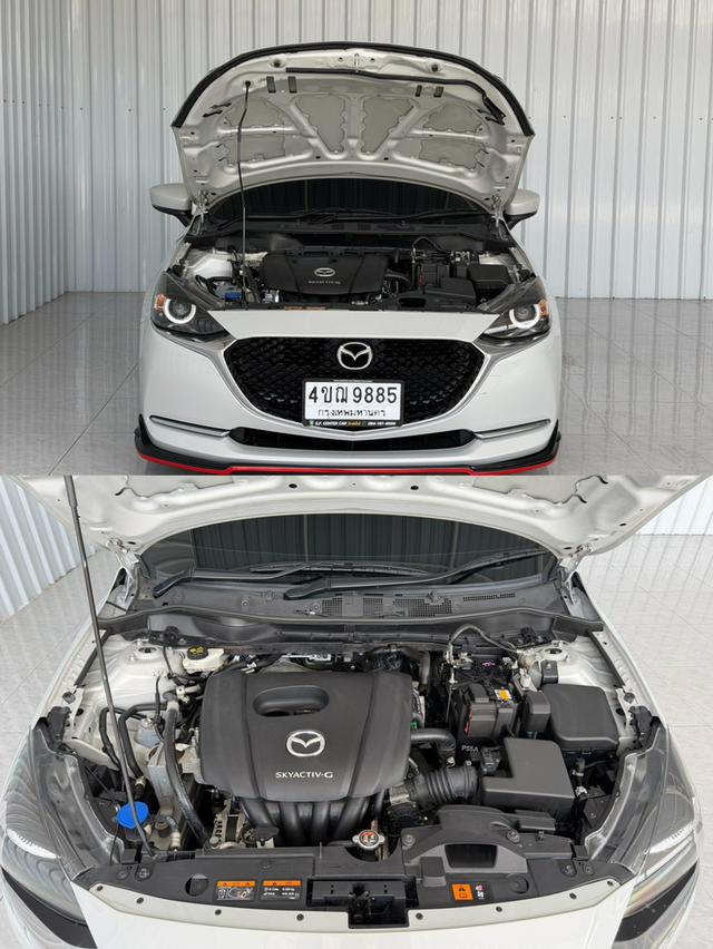 ⭐ รถมือเดียว ⭐ไมล์น้อย 22,xxx km. Mazda2 รุ่น 1.3S Leather เบนซิน รูปย่อยที่ 4