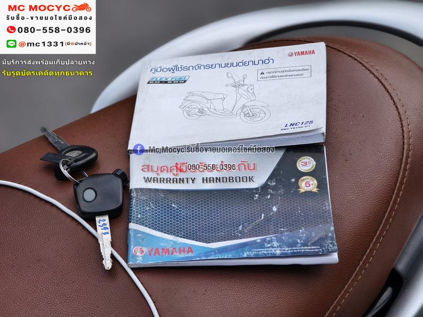 Fino 125i 2020 ตัวTopล้อแมค รถบ้านแท้ เครื่องท่อเดิมโช้คYss กุญแจบุคเซอวิสครบ NO1302 16