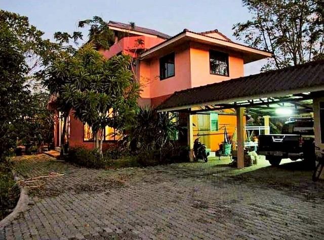 บ้านพร้อมที่ดิน บ้านสวนหลังใหญ่สไตล์รีสอร์ทสามชั้น 2-0-3 ไร่ ต.ป่าป้อง อ.ดอยสะเก็ด 1