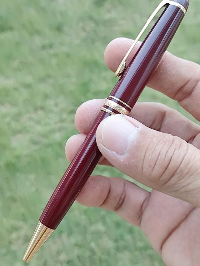 ปากกา มองบลังค์ 164 รุ่น Montblanc Meiterstuck 164 Burgundy with Gold Trim Ballpoint Pen รูปย่อยที่ 3