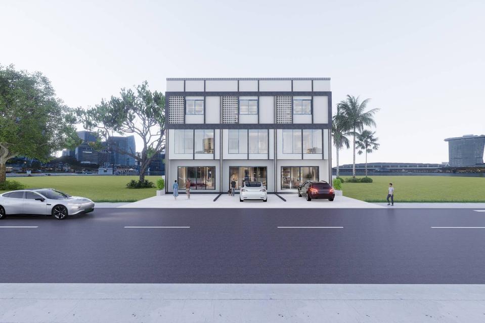 อาคารพาณิชย์3ชั้นบ่อวินยางเอน 2