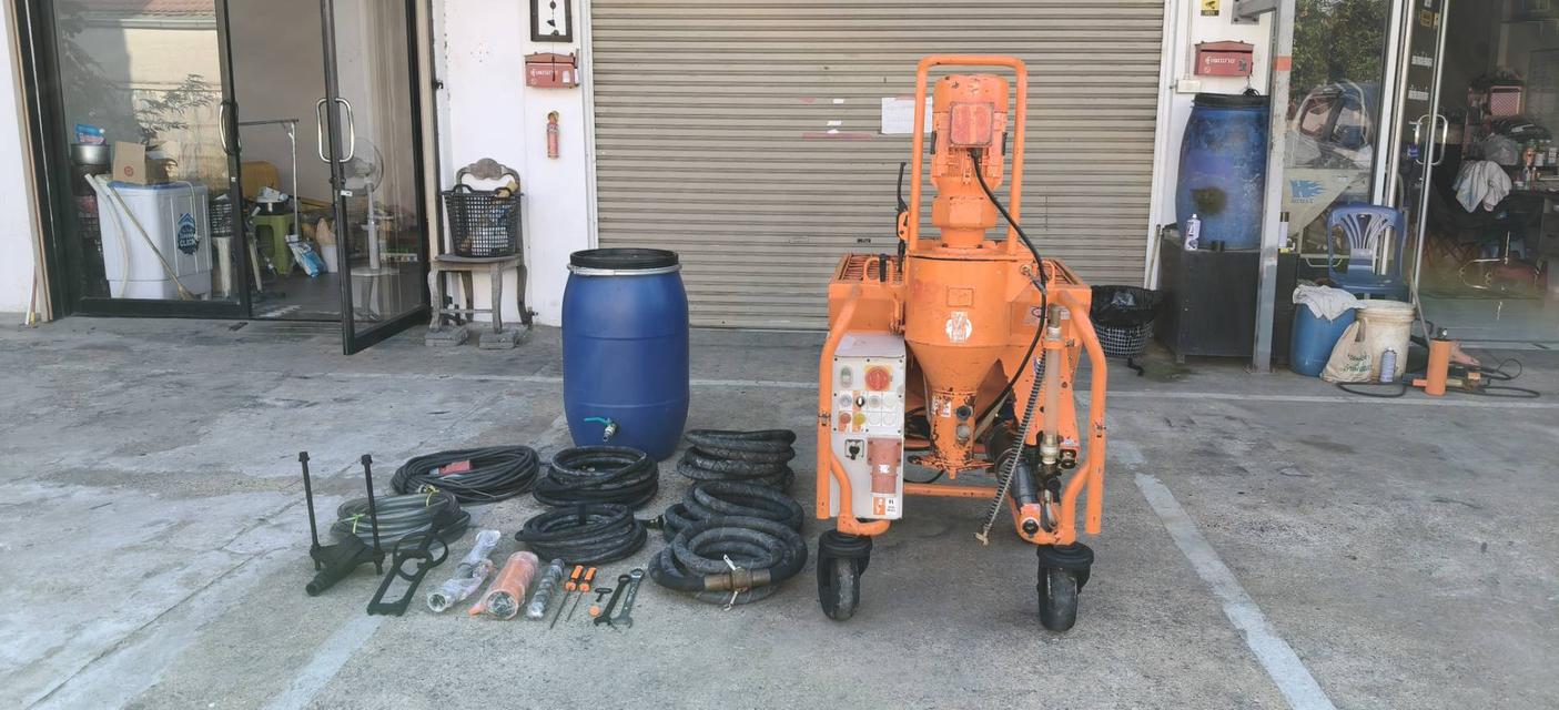 เครื่องพ่นปูนให้เช่า 7