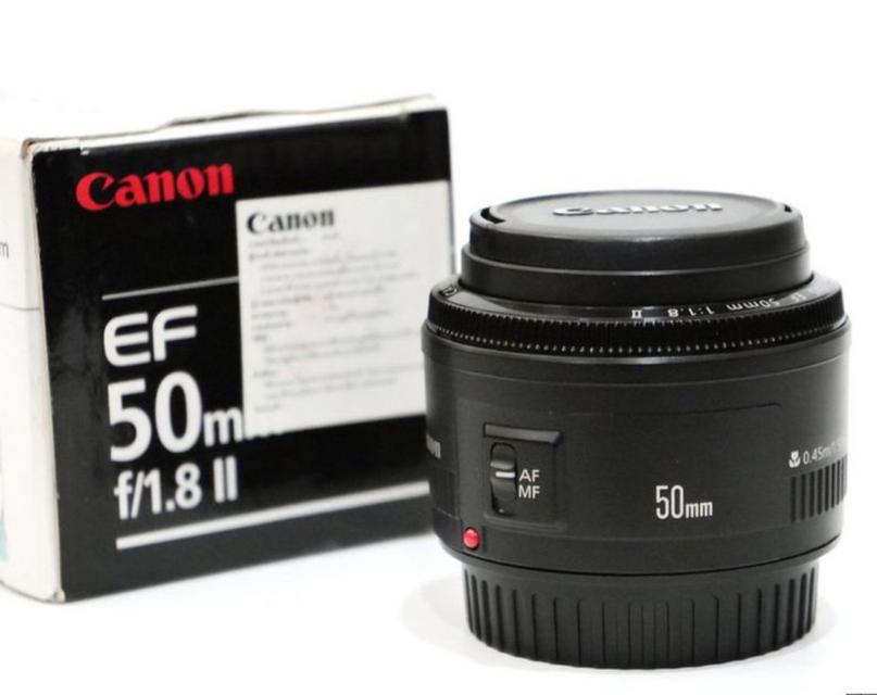 เลนส์ Canon EF 50mm F1.8 ii สภาพสวย ครบกล่อง 4