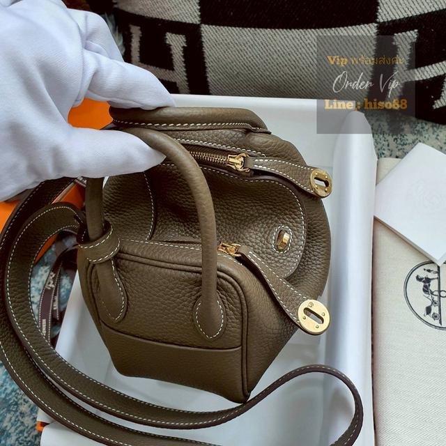 Lindy Mini Clemence Etoupe GHW #Stamp W